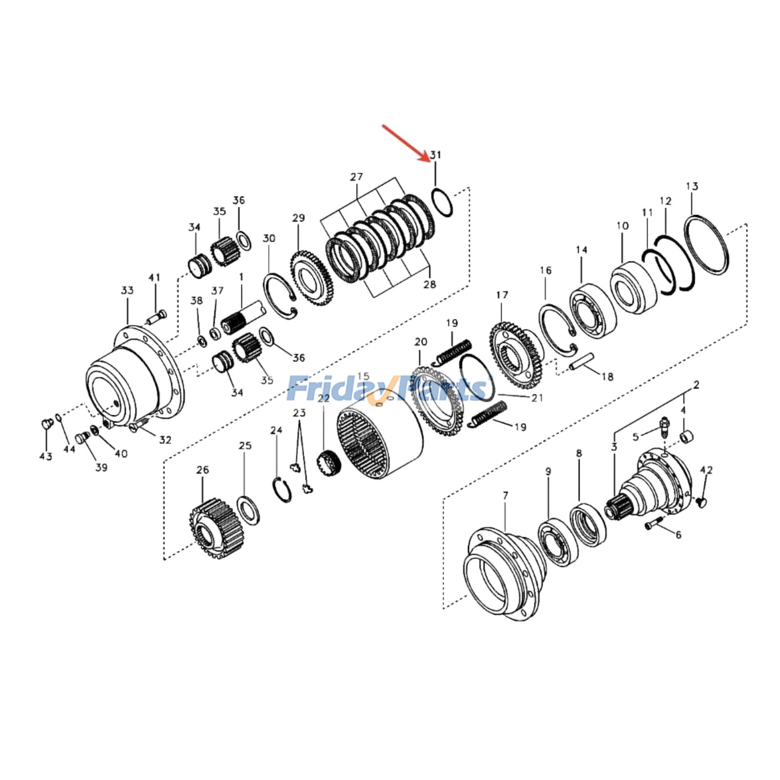 O-ring for Excavator