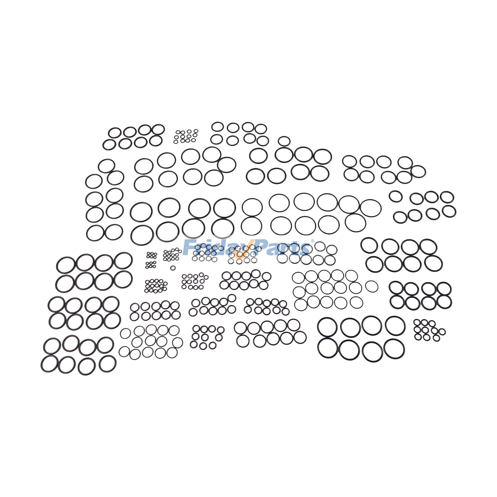 Caja de juntas tóricas para excavadoras Doosan Daewoo DH220-5 DH130-5 DH55-7 DH305 DH330-5 Para DAEWOO