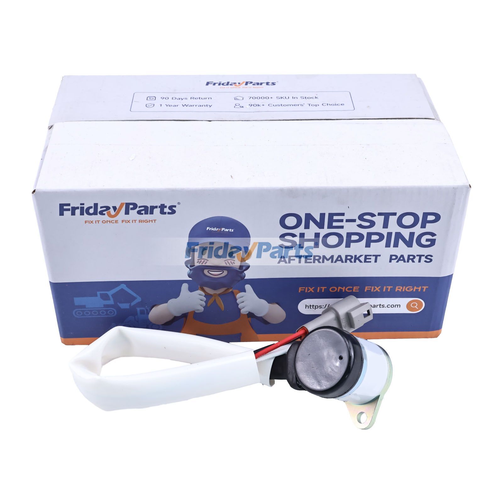 Solenoide de corte de combustible OEM de 12 V 42-0100 para Thermo King 2.49 3.74 3.88 3.95 4.82 4.82E 4.86 4.86E 4.86V Motores SB SL SLX TS Modelos anteriores