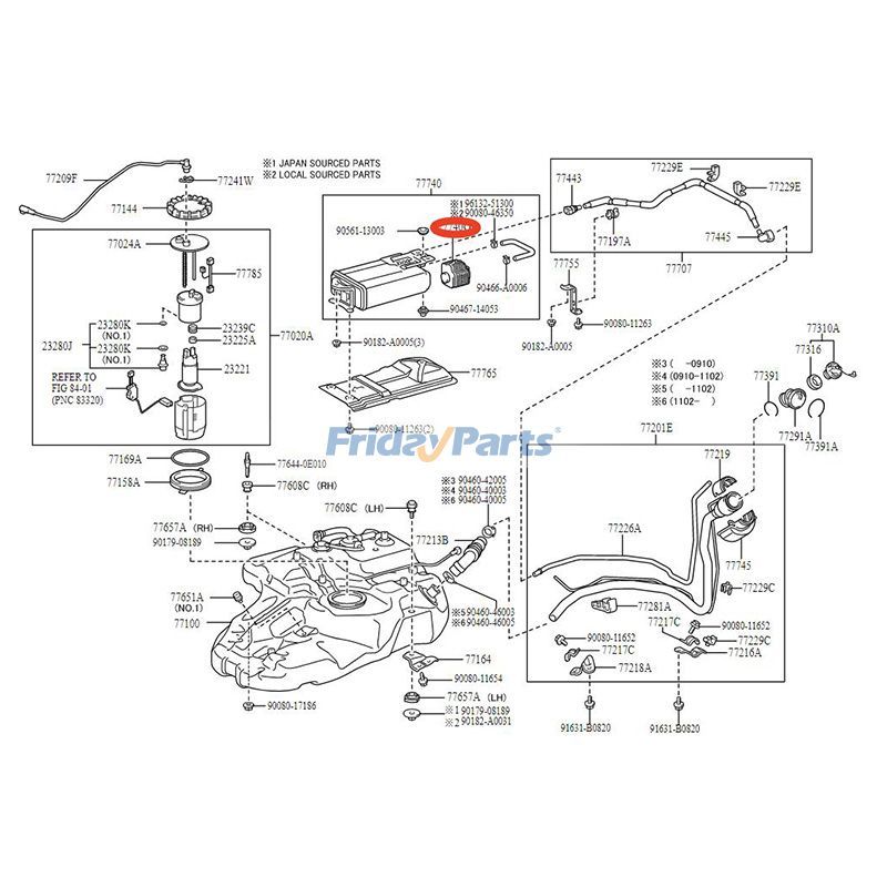 OEM Dampf Leck Erkennung Pumpe 90910-AF006 für Toyota 2013-2024 RAV4 2012-2024 Camry 2012-2025 Tacomafür Für andere Marken,Für Toyota