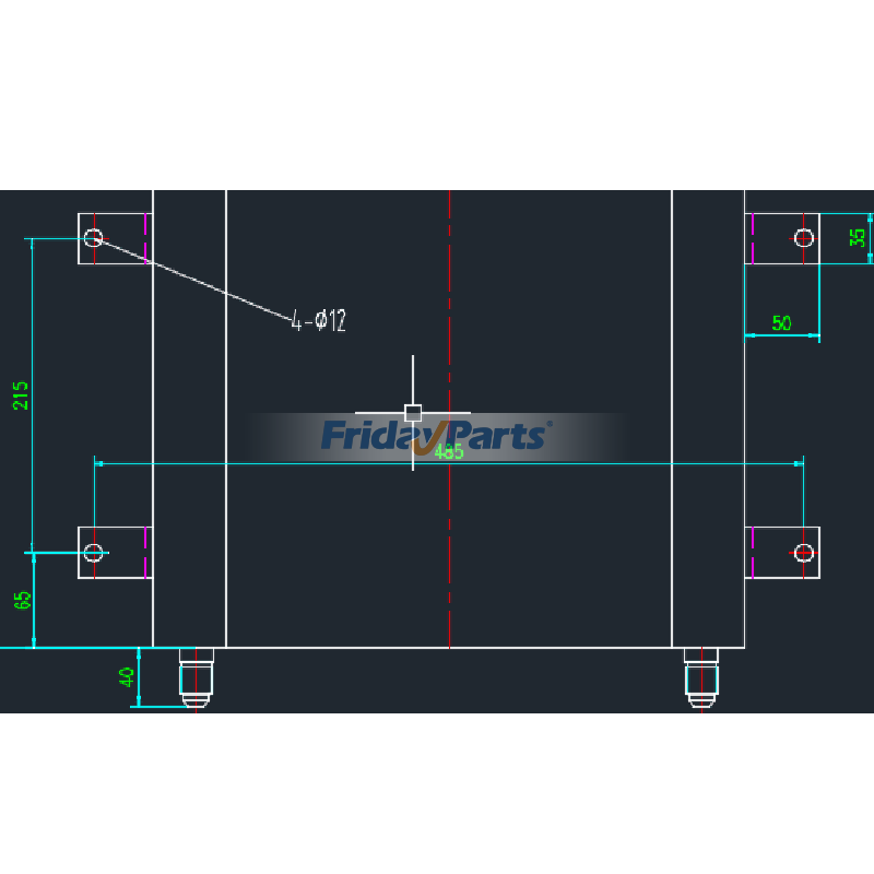 Ölkühler Bull sfür Bulldozer
