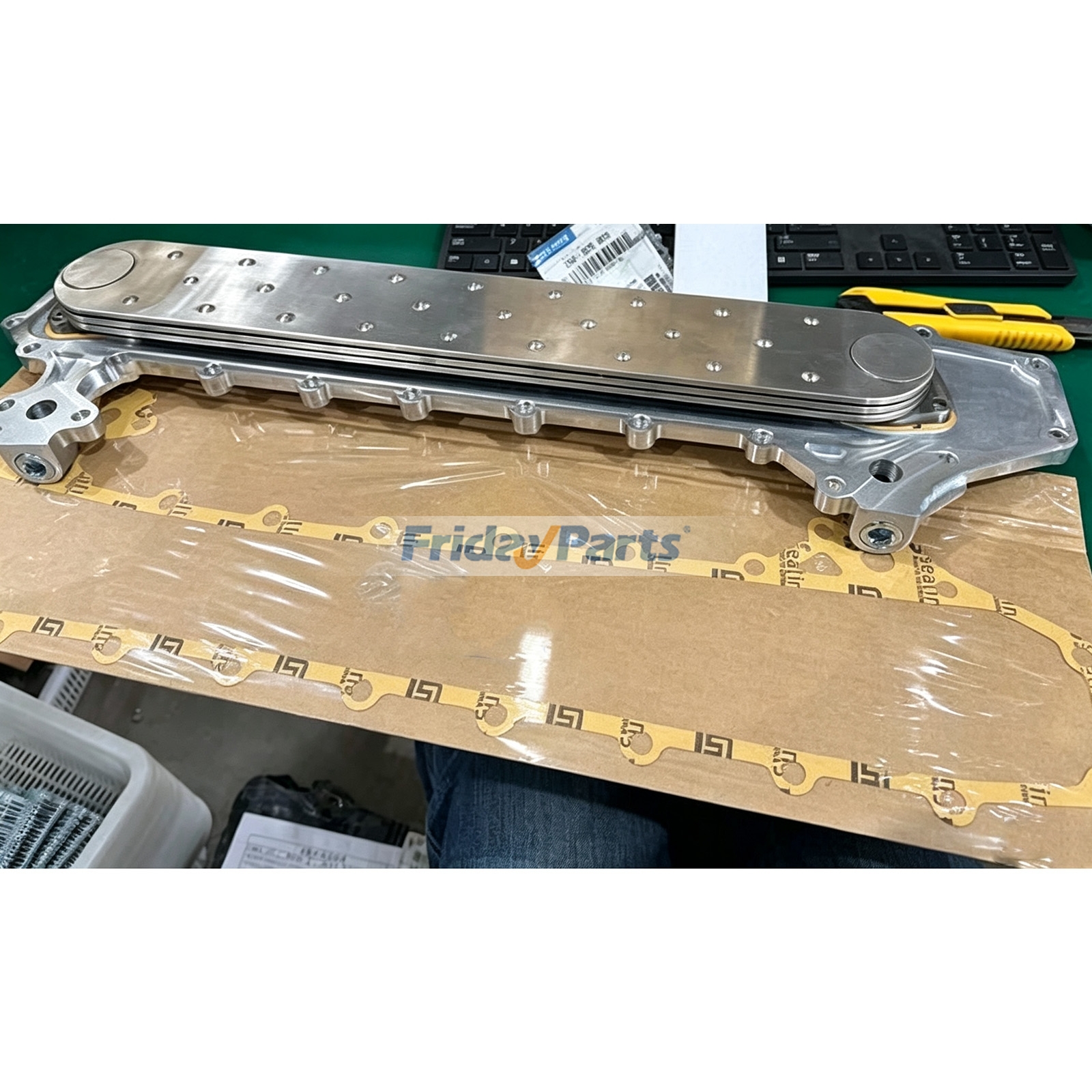 Oil Cooler Assembly 107-2167 for Caterpillar CAT Engine 3046 Excavator 315C 317B 318B Loader 933 939C Tractor D3C D4C D5C