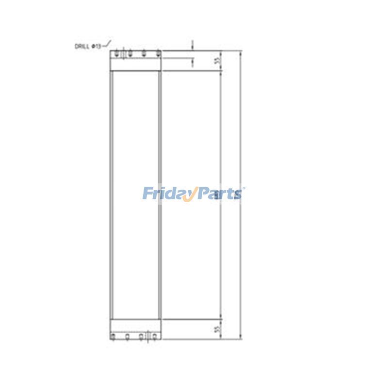 oulovページ Buy Hydraulic Oil Cooler 4463069 for Hitachi Excavator ZX230 ZX240