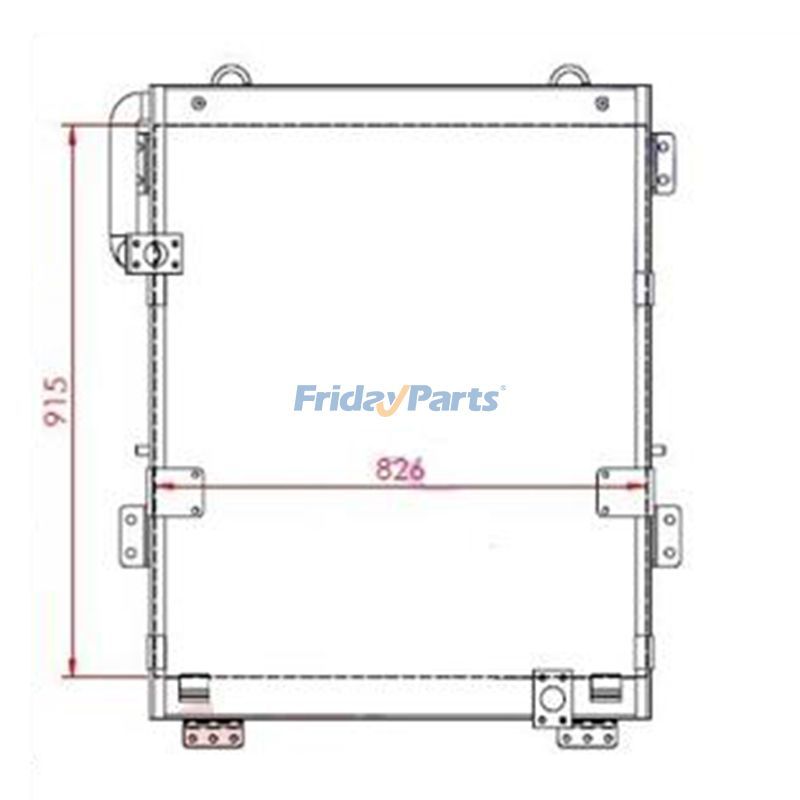 Oil Cooler for Excavator,Loader