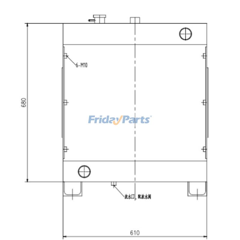 Oil Cooler  for Loader