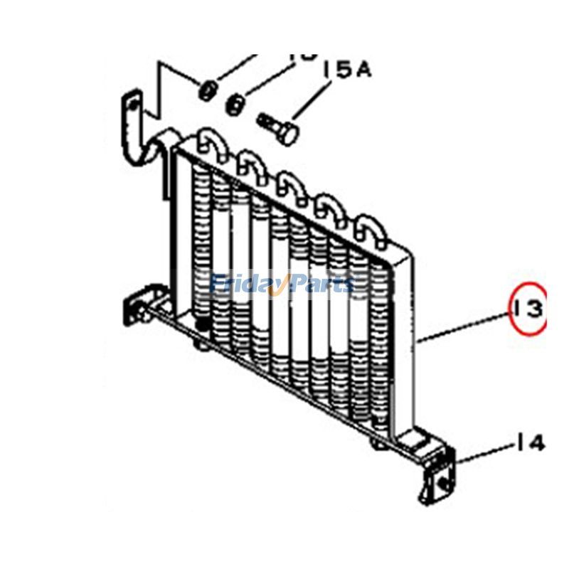 Oil Cooler Bull for Dozer,Loader