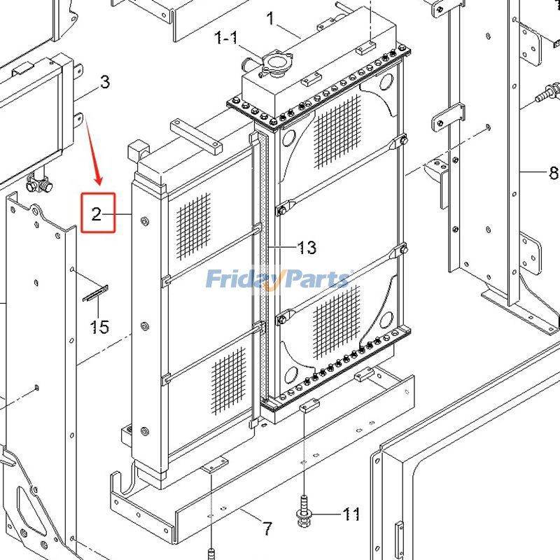 Oil Cooler for Loader