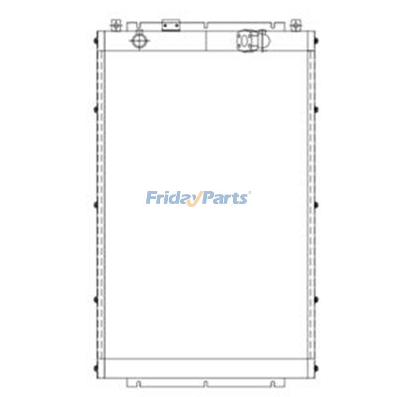 Refroidisseur d'huile 11NA-43060 pour excavatrice Hyundai R370LC-7