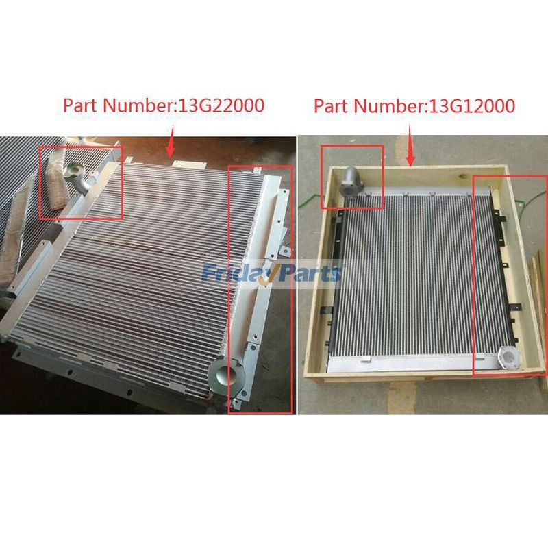 Refroidisseur d'huilepour Pelle