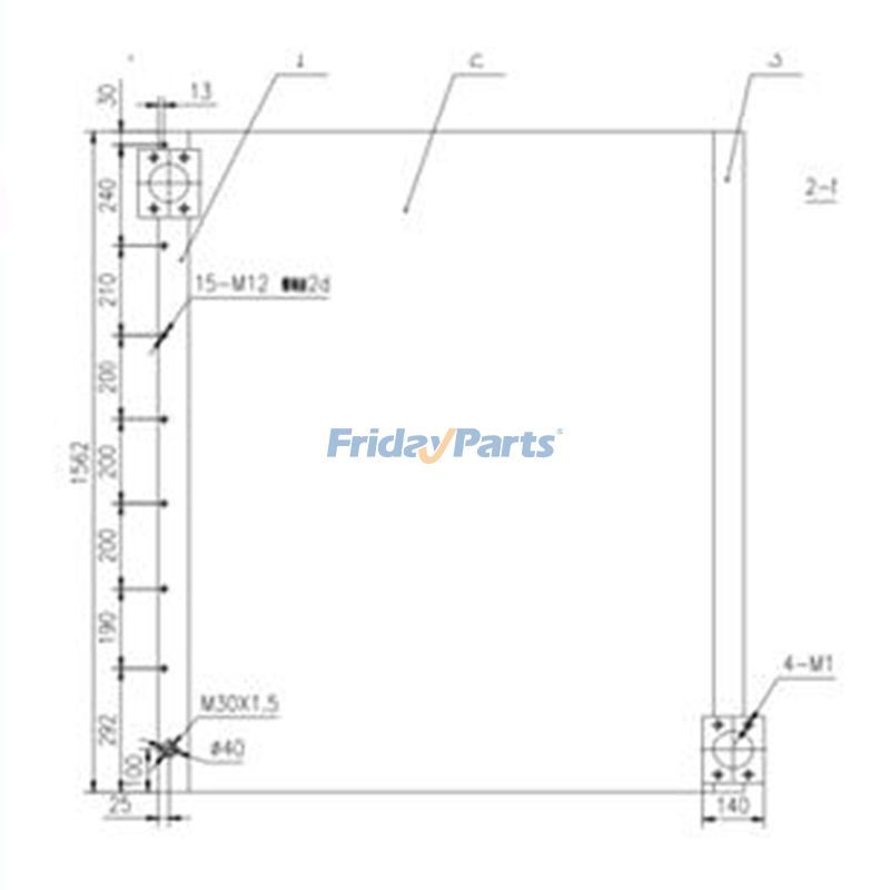Oil Cooler 14625606 for Volvo Excavator EC950E