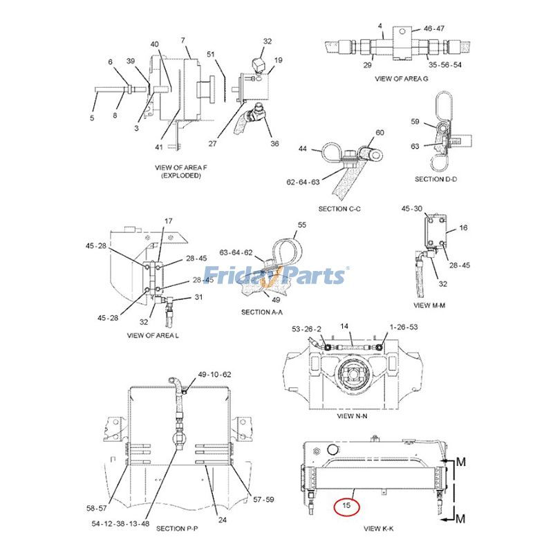 Oil Coolererpillar CAT for Engine,Loader