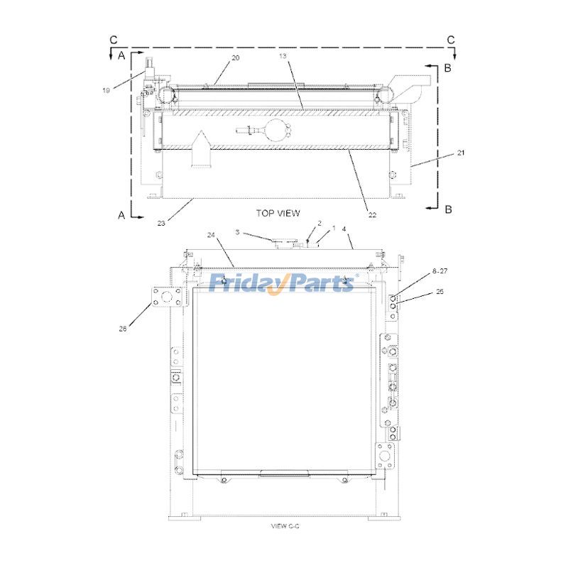 FridayParts Ölkühler