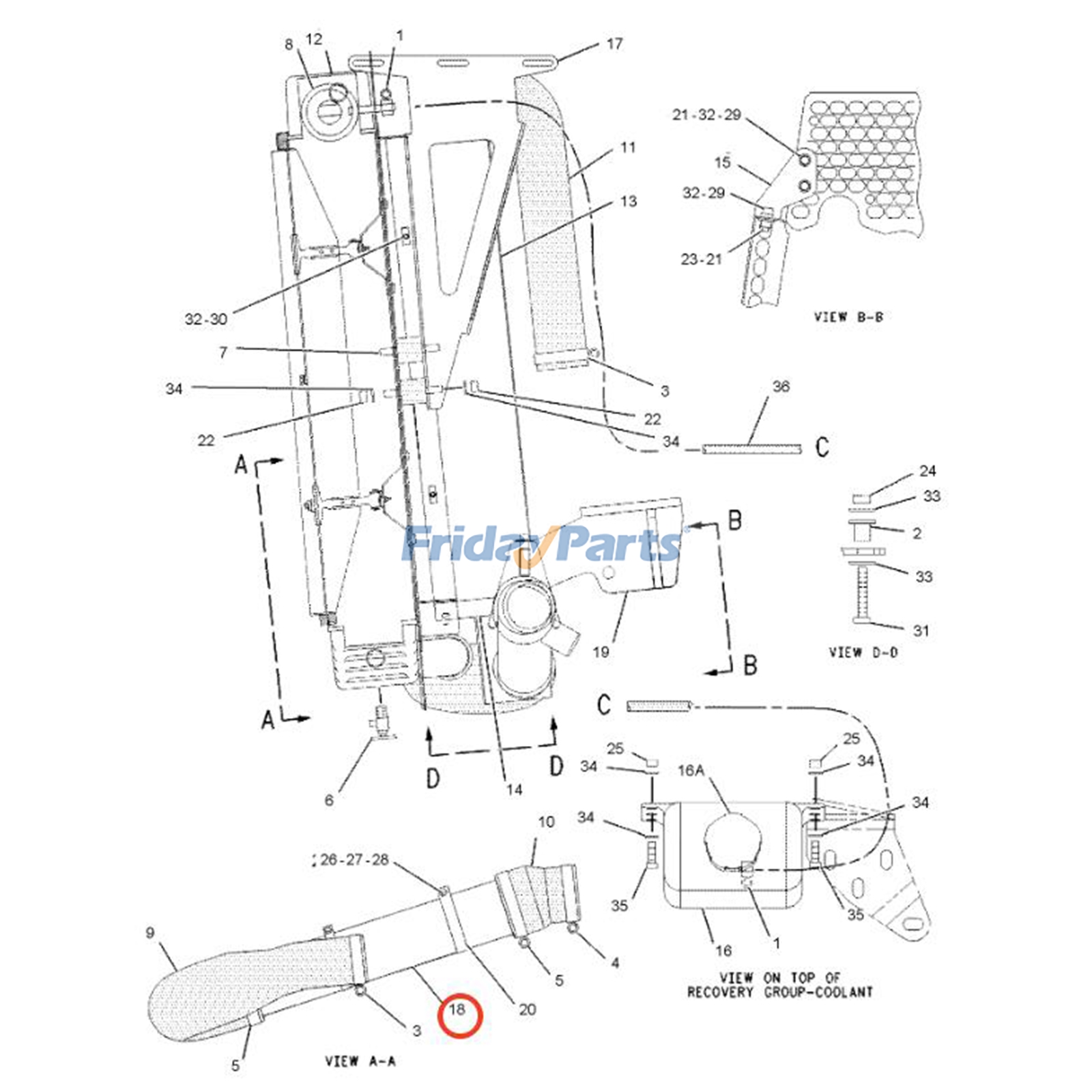Oil Cooler for Engine,Telehandler