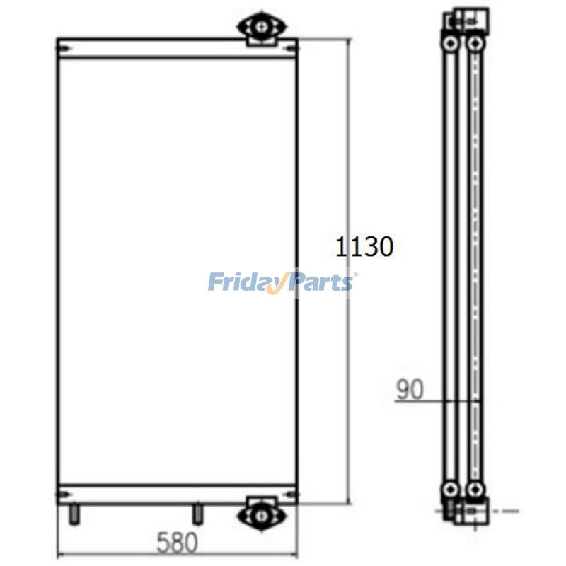 Refroidisseur d'huile Pour KOMATSU