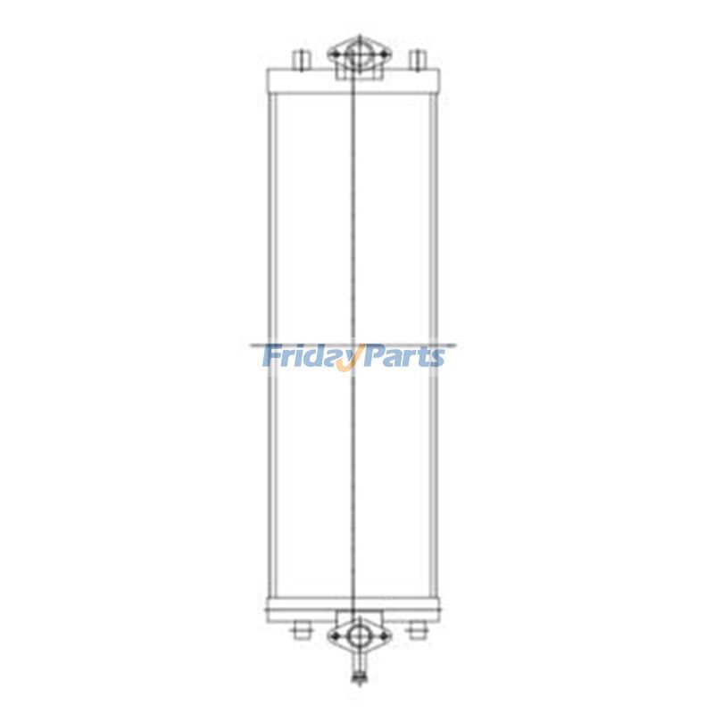 Ölkühler 20Y-03-42461 für Komatsu PC200-8 PC200LC-8 Bagger