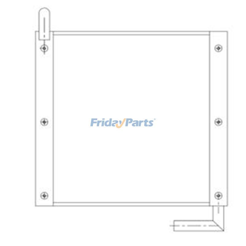 Oil Cooler 2452U415S13 for Kobelco Excavator SK60