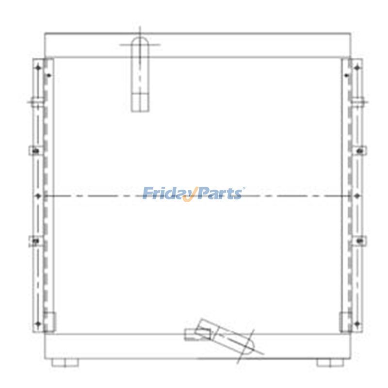 Oil Cooler 2452U416S19 for Kobelco Excavator SK200-3 SK200 SK200LC MD200C