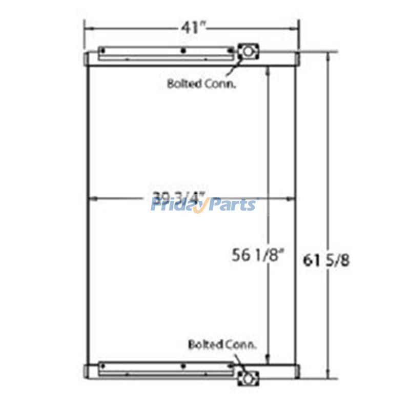 FridayParts Ölkühlersäule CAT