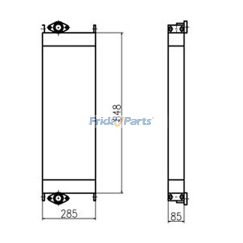 Oil Cooler 281-3626 for Caterpillar CAT Excavator E312D E311D