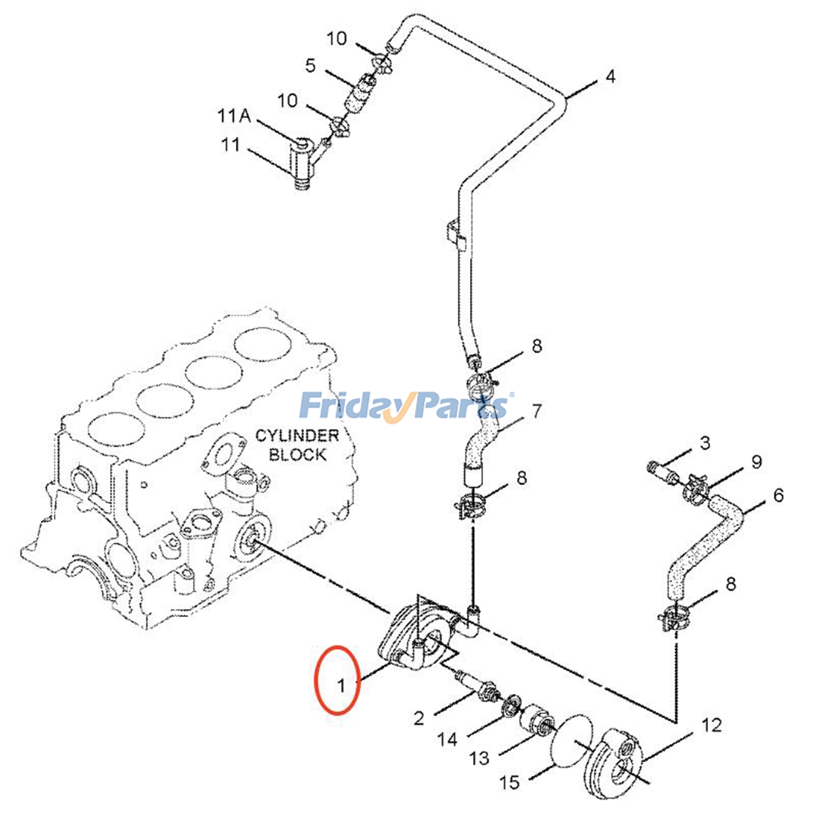 Oil Cooler for Engine,Excavator