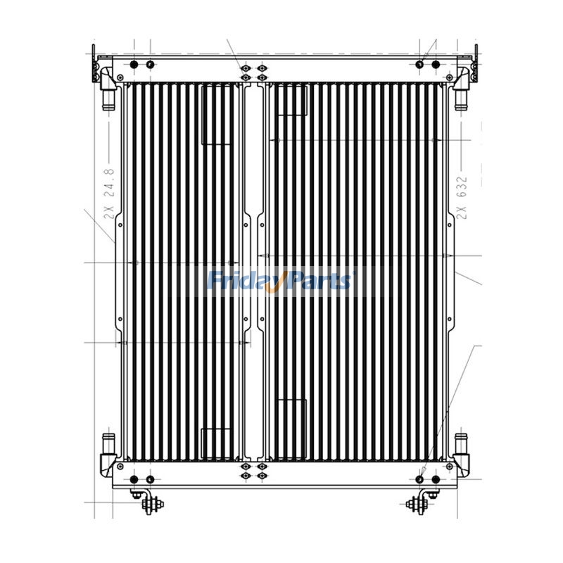 Oil Cooler for Engine,Loader