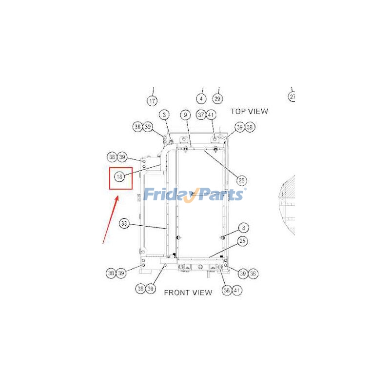 Oil Cooler for Engine,Excavator