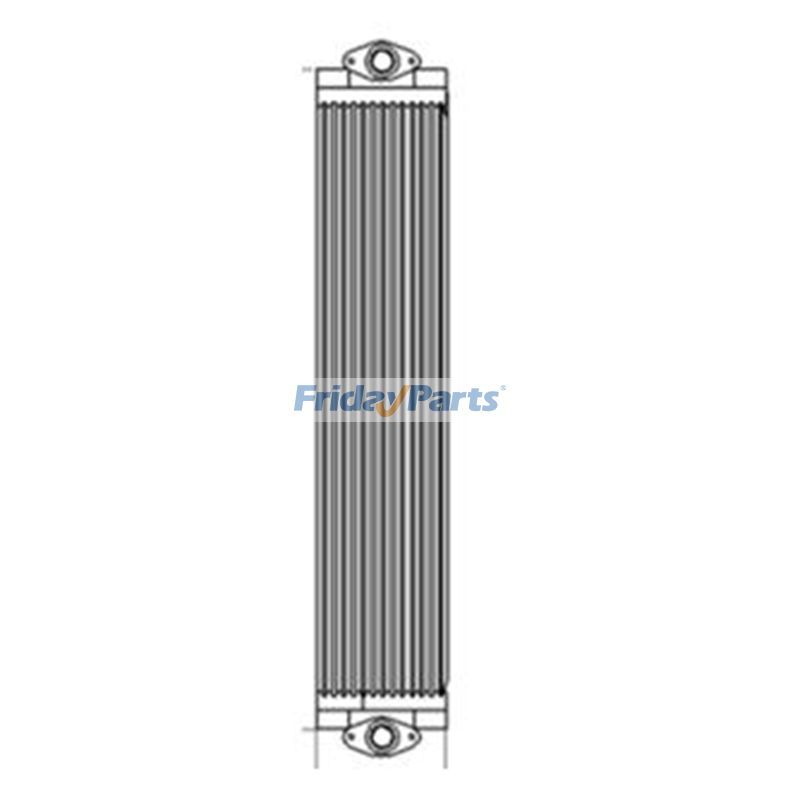 Refroidisseur d'huile 416-03-41610 pour chargeuse sur pneus Komatsu WA150-6