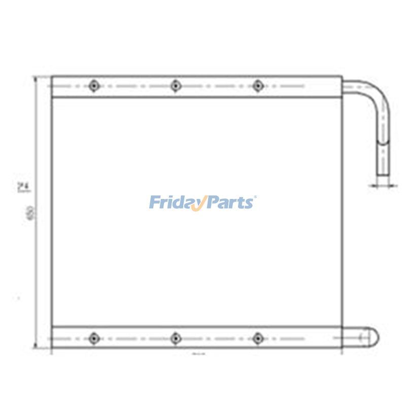 Ölkühler 4414768 für Hitachi EX135USR Bagger