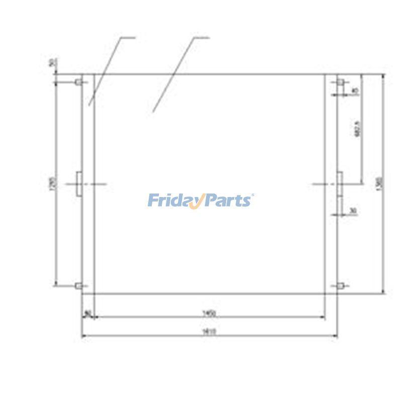 Ölkühler 4421620 für Hitachi-Bagger EX3600-5 EX3600-6