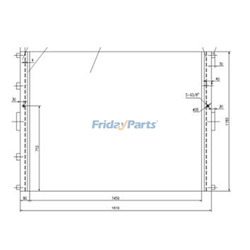 Oil Cooler 4427952 for Hitachi EX1200-5 EX1200-5C EX2500-5 EX2500-6 EX1200-5D EX2500