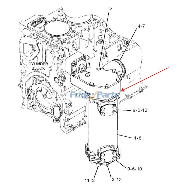 Oil Coolererpillar CAT for Engine,Loader,Tractor,Other Construction Equipment
