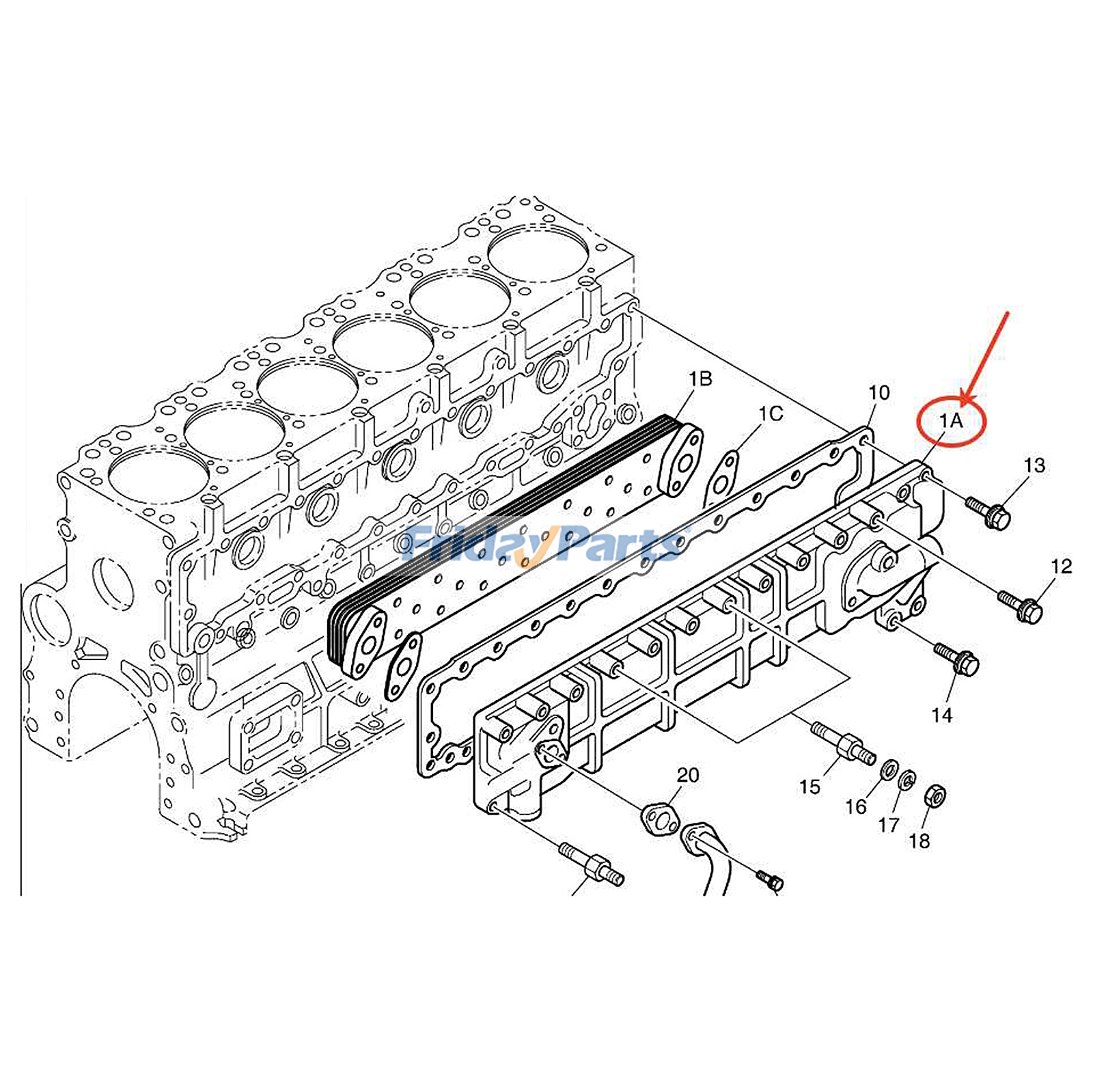 Oil Cooler for Excavator,Loader