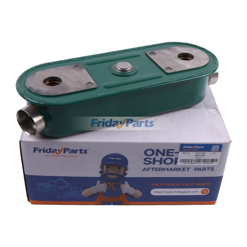 Oil Cooler 863146 1664073 8149982 for Volvo Penta Engine TAMD63P-A TAD1630G Loader L330C L330D L330E