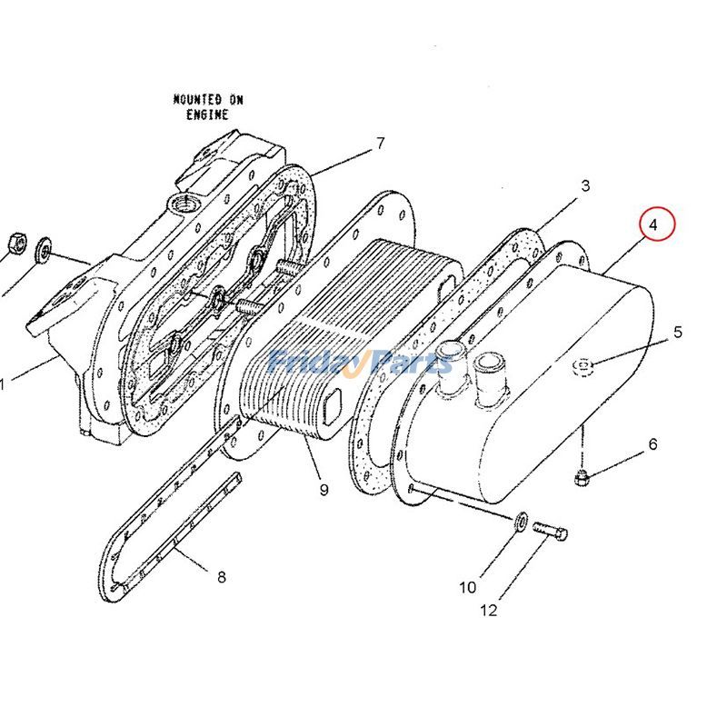Oil Cooler for Engine,Generator,Other Agricultural Equipment,Other Construction Equipment