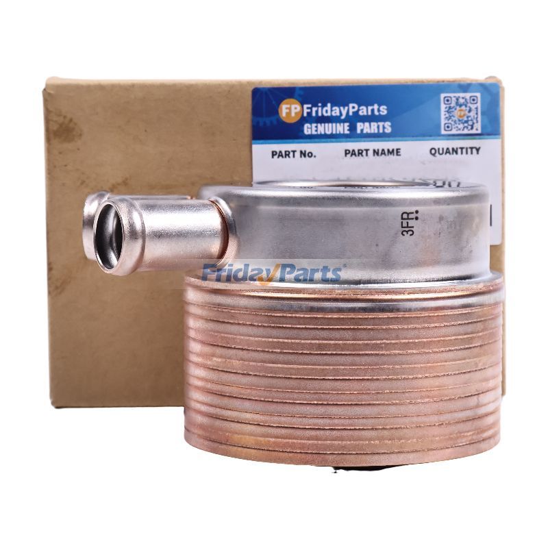 Oil Cooler Assembly 02/802907 for Isuzu Engine 4LE1 4LE2 JCB Excavator 8085 8080 8065RTS 8055ZTS 8055RTS 8065ZTS