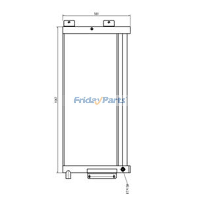 Ölkühler für Caterpillar CAT D8T Traktor