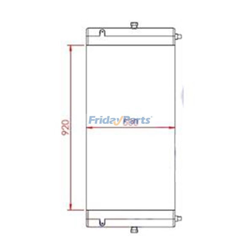 Ölkühler für Hitachi-Bagger ZW250
