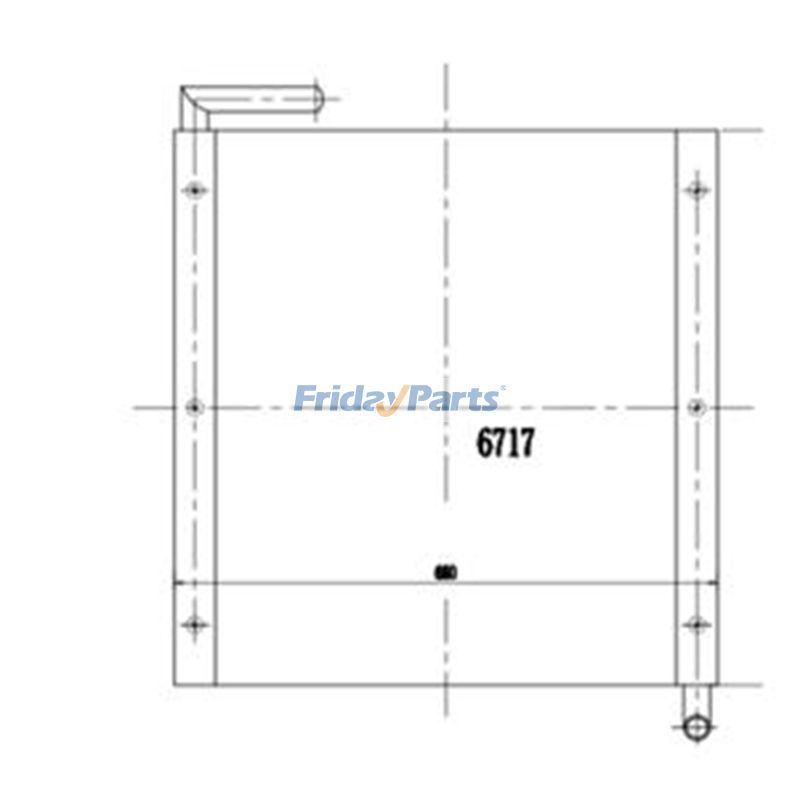 Ölkühler für Kobelco Bagger SK120-5