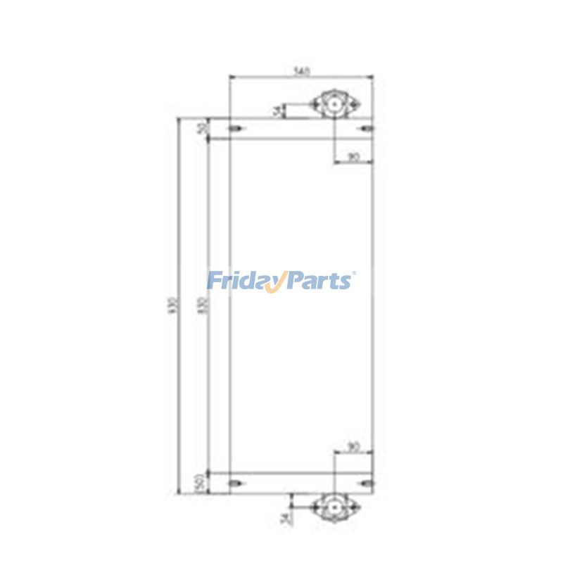 Ölkühler für Kobelco Bagger SK210-8