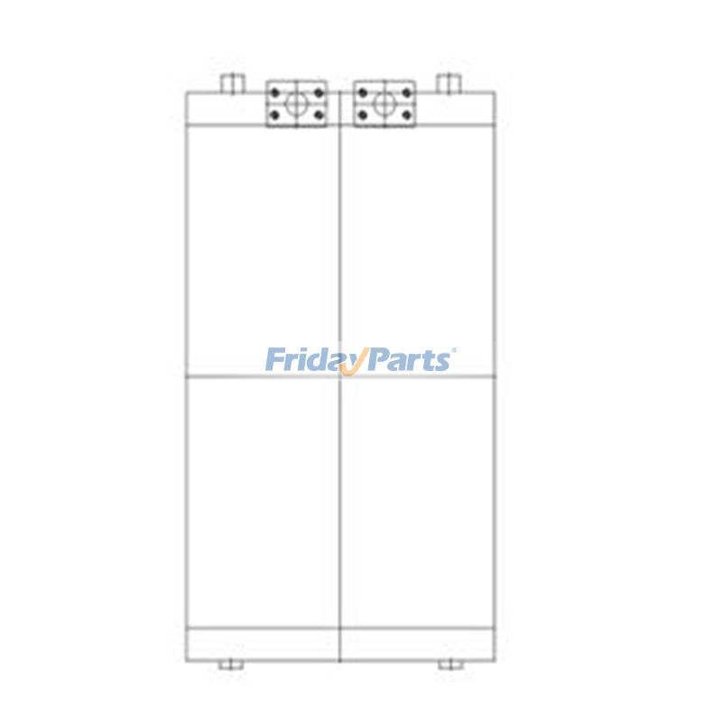Oil Cooler for Volvo EC120D Excavator