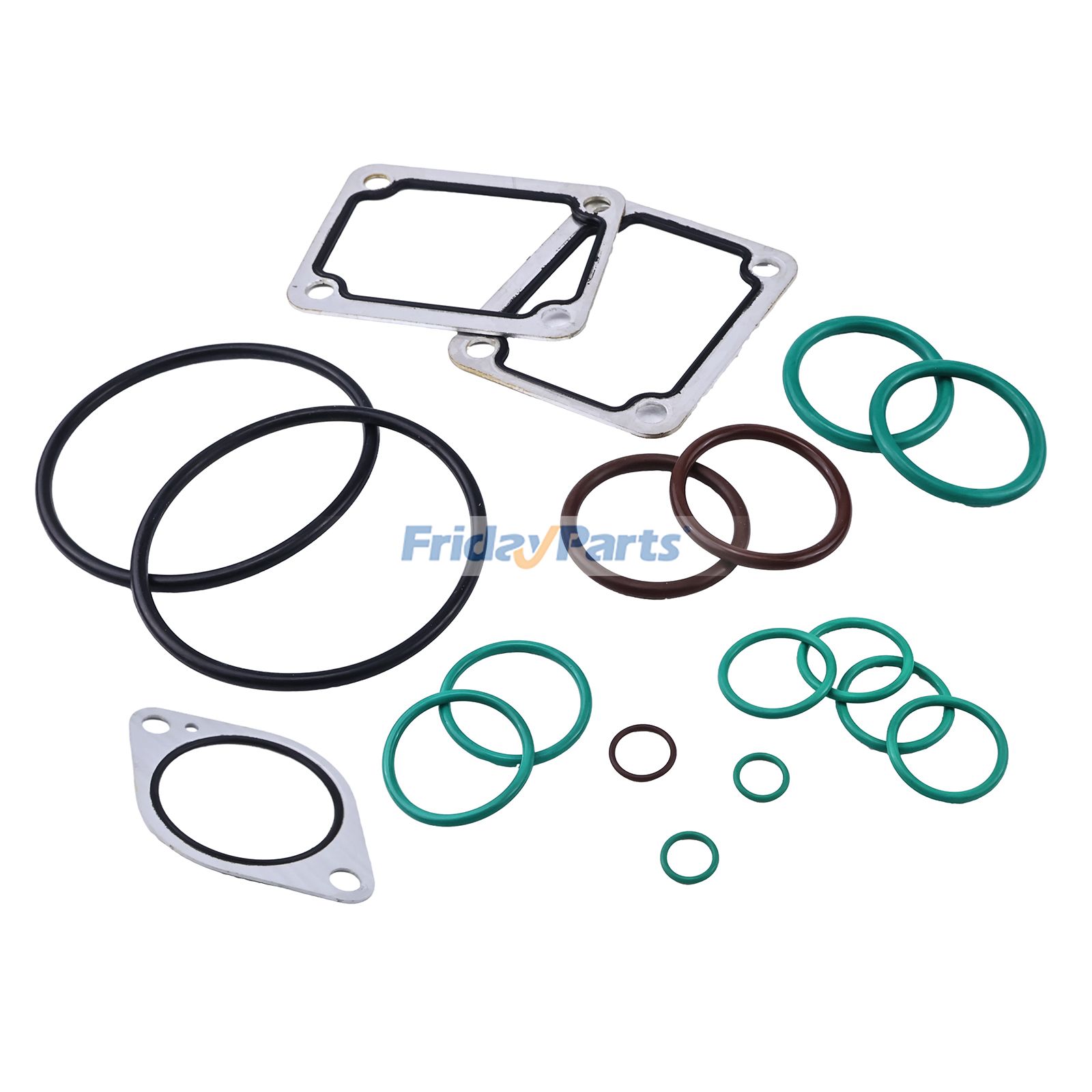 Oil Cooler Gasket Kit 189-1814 for Caterpillar CAT Engine 3406C 3406E C-12 C-15 3406B C16