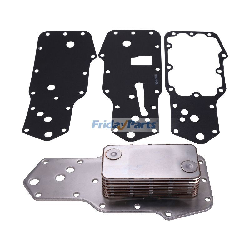 Oil Cooler Gasket Kit 3957544 for Cummins Engine 4B3.9 6B5.9 6C8.3 ISB6.7 QSB6.7 Hyundai Loader HL740-7 HL740TM-7 HL757-7