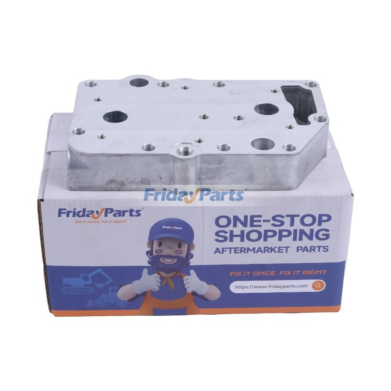 Carcasa del enfriador de aceite R504283 para motor John Deere 4045 Tractor 5215 5310 5315 5403 5410 5415 5420 Excavadora E130 E140 E210 E230 para Motor,Excavadora,Tractor