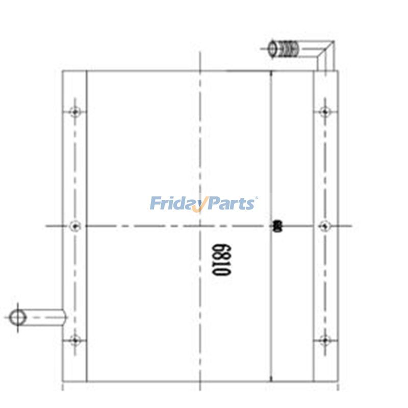 Ölkühler LN00036 für Sumitomo Bagger SH120-2