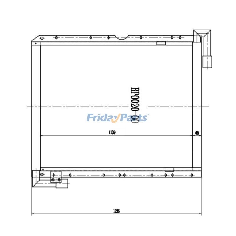Oil Cooler for Excavator