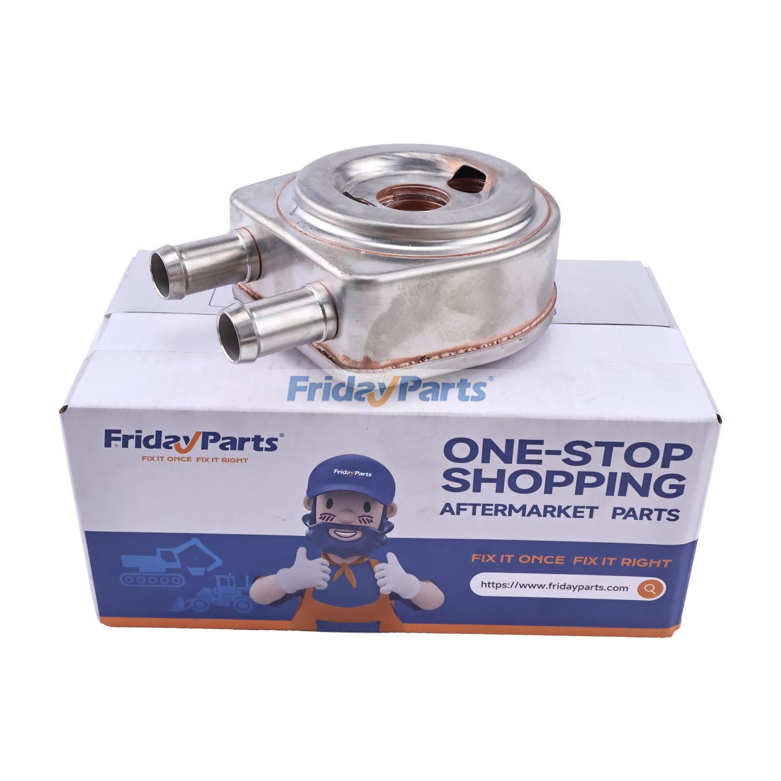 Refroidisseur d'huile RE506410 RE38077 pour moteur John Deere 3029 4039 tracteur 5045D 5045E 5055E 5060E 5065E 5075E 5303