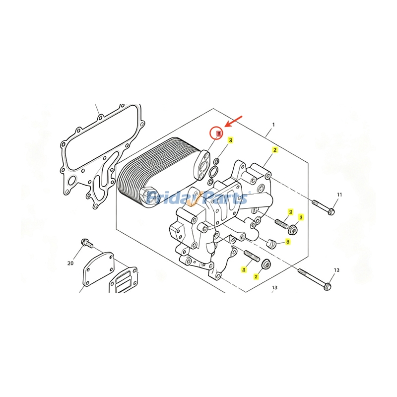 Oil Cooler dla Silnik
