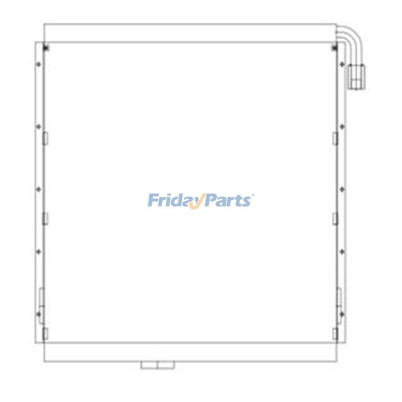 Ölkühler TB00731/02 für Hitachi-Bagger EX600