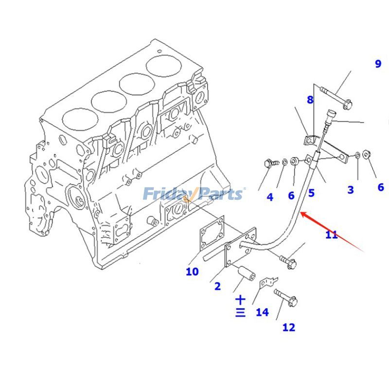FridayParts Ölmessstab