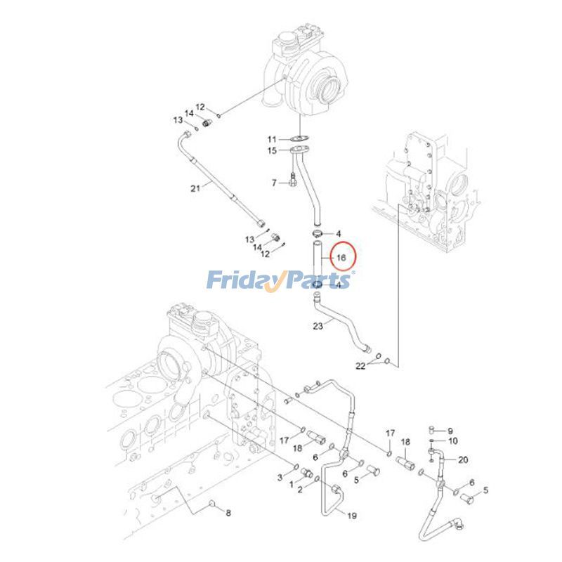 Oil Drain Plain Hose for Engine,Excavator,Loader